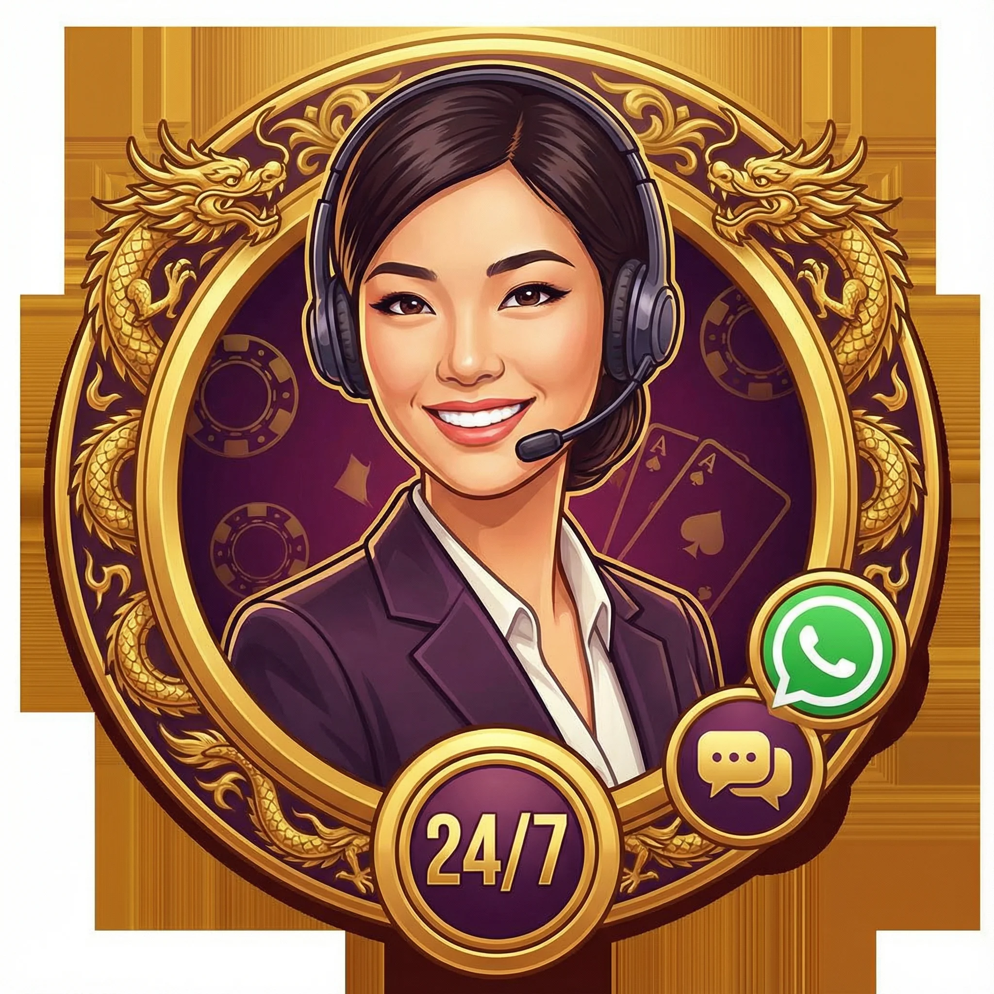 Soporte al cliente VIP disponible 24/7